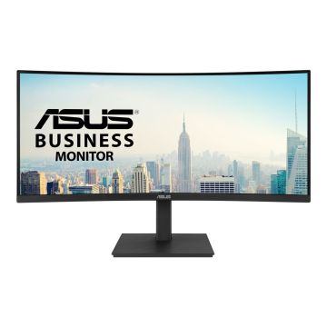 ASUS Business VA34VCPSN 34inch UWQHD Curved Monitor 21:9 VA 3440x1440 100Hz Frameless DP HDMI USB-Hu