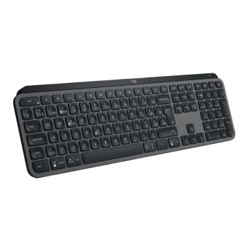 LOGITECH MX Keys S - GRAPHITE - (DE) - BT - N/A - CENTRAL-419 - PLUS PALMREST