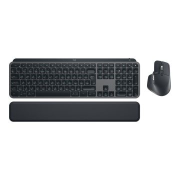 LOGITECH MX Keys S Combo Keyboard and mouse set backlit wireless Bluetooth LE Danish/Finnish/Norwegian/Swedish (PAN)