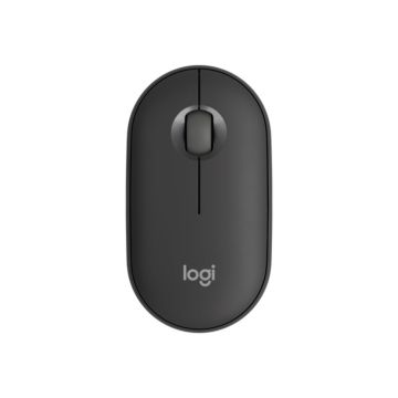 LOGITECH Pebble Mouse 2 M350s Mouse optical 3 buttons wireless Bluetooth 5.2 LE tonal graphite