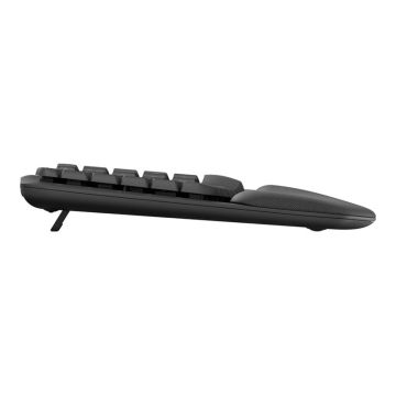 LOGITECH Wave Keys wireless ergonomic keyboard - GRAPHITE - (CZE-SKY) - 2.4GHZ/BT - N/A - INTNL-973 - UNIVERSAL