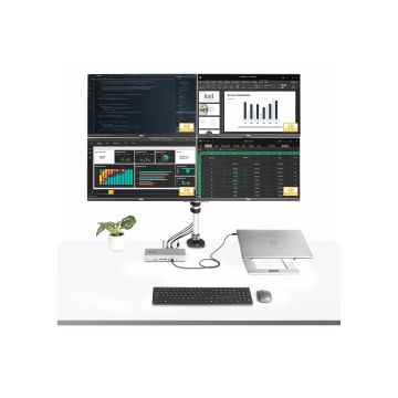 STARTECH.COM Thunderbolt 4multi-Display Docking Station Quad/Triple/Dual Monitor Dock 2x HDMI/2x DP 