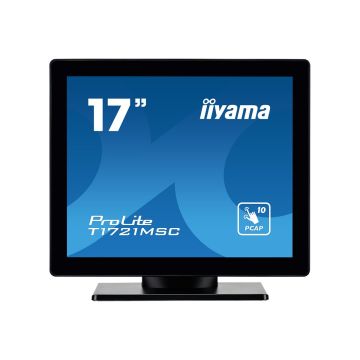 IIYAMA T1721MSC-B2 17inch PCAP Bezel Free Front 10P Touch 1280x1024 Speakers VGA HDMI 250cd/m 1000:1