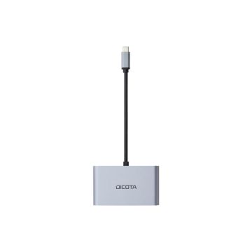 DICOTA USB-C Portable 5-in-1 Docking Station 4K HDMI/DP PD 100W