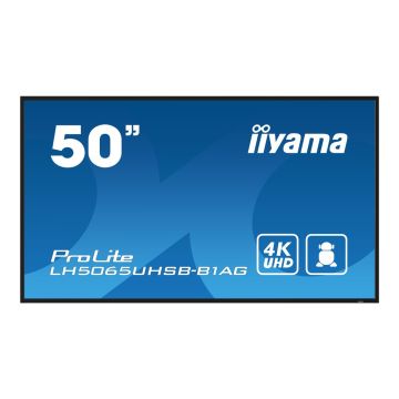 IIYAMA LH5065UHSB-B1AG 50inch 3840x2160 UHD VA panel 800cd/m2 5000:1 Static Contrast 9.5ms Landscape