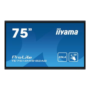 IIYAMA TE7514MIS-B2AG 75inch iiWare12E EDLA Google GMS apps Android 13 50-Points PureTouch IR+ with 