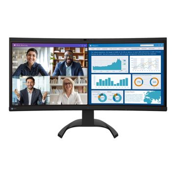 EIZO 34.1inch Ultrawide 24:9 3440x1440 300 cd/sqm 178/178 IPS LCD 5MP Webcam NC Micro USB-C Display 