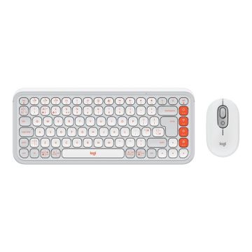 LOGITECH POP ICON COMBO - OFF WHITE (UK)