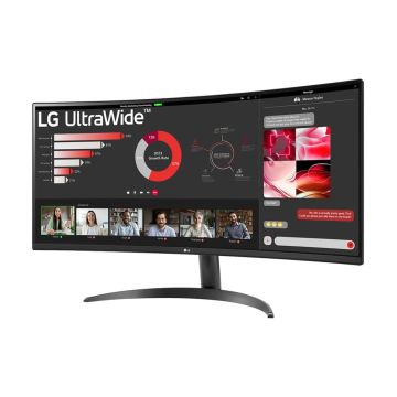 LG 34WR50QC-B.AEU 34inch VA Curved UW QHD 21:9 100Hz 3000:1 300cd/m 5ms 2xHDMI 2.0 DP HDR10 AMD Free