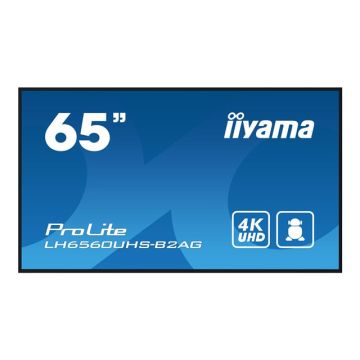 IIYAMA LH6560UHS-B2AG 65inch VA UHD Landscape and Portrait 500cd/m2 3xHDMI 2xUSB 2.0 WiFi LAN Media 