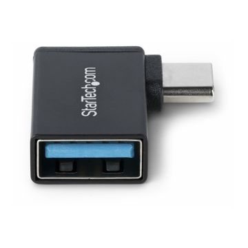 STARTECH.COM USB-C to USB-A Adapter Right-Angled USB 5Gbps 3A USB-C Male to USB-A Female Converter Metal Housing