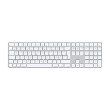 Magic Keyboard with Touch ID and Numeric Keypad for Mac models with silicon - Swedish - White Keys