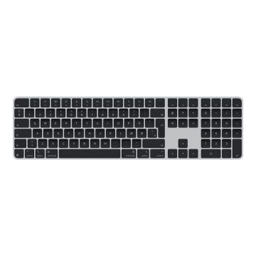 Magic Keyboard with Touch ID and Numeric Keypad for Mac models with silicon - Danish - Black Keys