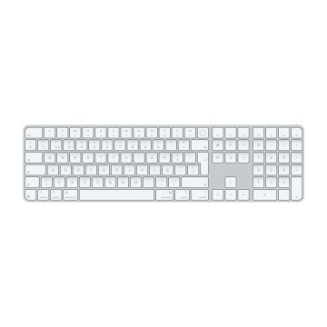 Magic Keyboard with Touch ID and Numeric Keypad for Mac models with silicon - Portuguese - White Keys