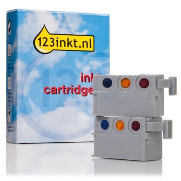 Canon BCI-16: 2 x inktcartridges kleur (123inkt huismerk)