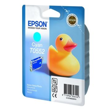 Epson T0552 inktcartridge cyaan (origineel)