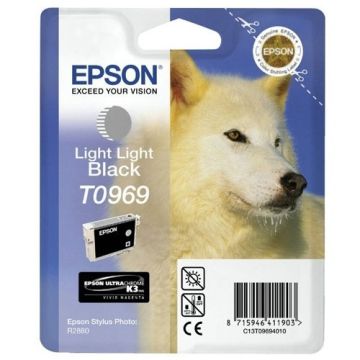 Epson T0969 inktcartridge licht licht zwart (origineel)