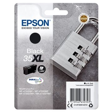 Epson 35XL (T3591) inktcartridge zwart hoge capaciteit (origineel)