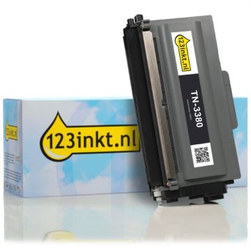 123inkt huismerk vervangt Brother TN-3380 toner zwart hoge capaciteit