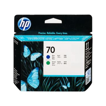 HP 70 (C9408A) printkop blauw en groen (origineel)