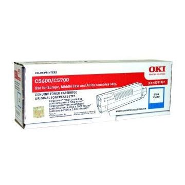 OKI 43381907 toner cyaan (origineel)