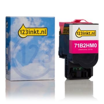 Lexmark 71B2HM0 toner magenta hoge capaciteit (123inkt huismerk)