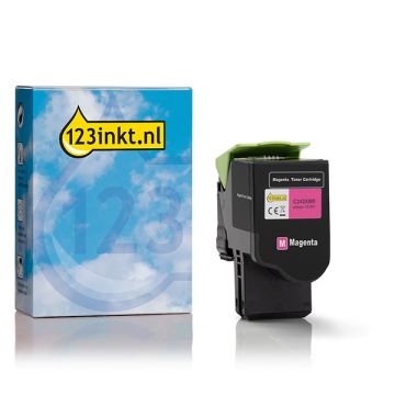 Lexmark C242XM0 toner magenta extra hoge capaciteit (123inkt huismerk)