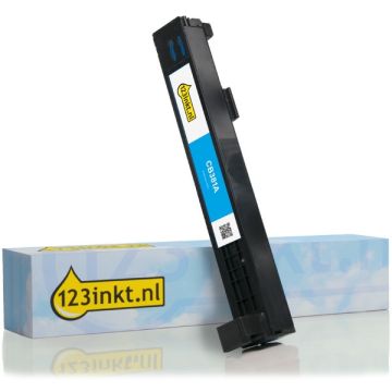 123inkt huismerk vervangt HP 824A (CB381A) toner cyaan