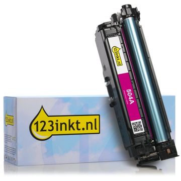 123inkt huismerk vervangt HP 504A (CE253A) toner magenta