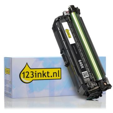 123inkt huismerk vervangt HP 649X (CE260X) toner zwart hoge capaciteit