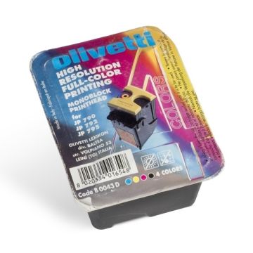 Olivetti B0043 D printkop kleur inclusief 1 inktcartridge hoge resolutie (origineel)