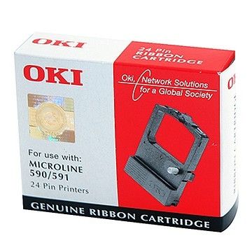 OKI 09002316 inktlint cassette zwart (origineel)