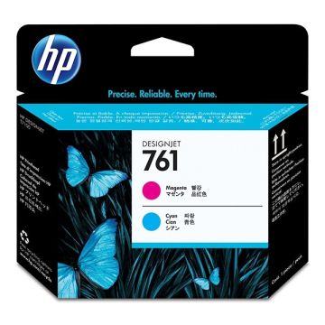 HP 761 (CH646A) printkop magenta en cyaan (origineel)