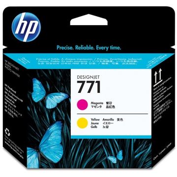 HP 771 (CE018A) printkop magenta en geel (origineel)