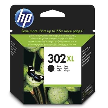 HP 302XL (F6U68AE) inktcartridge zwart hoge capaciteit (origineel)