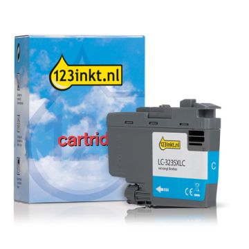 123inkt huismerk vervangt Brother LC-3235XLC inktcartridge cyaan hoge capaciteit