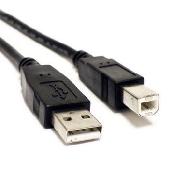 USB printerkabel zwart lengte 3 meter