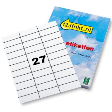 123inkt etiketten 70 x 25,4 mm (825 etiketten) FSC® Mix Credit