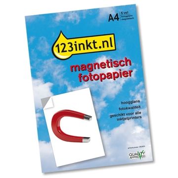 Magnetisch fotopapier hoogglans A4 (5 vel)