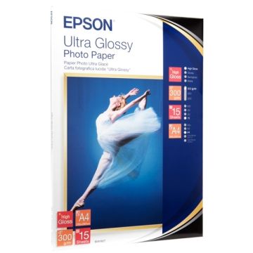 Epson S041927 ultra glossy photo paper 300 grams A4 (15 vel)