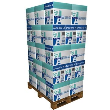 Double A Paper 1 pallet 40 dozen van 2.500 vel A4 - 80 grams