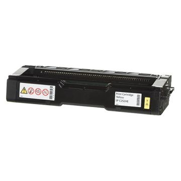 Ricoh SP C252HE toner geel hoge capaciteit (origineel)