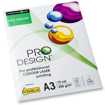 Pro-Design papier 1 pak van 15 vel A3 - 280 grams