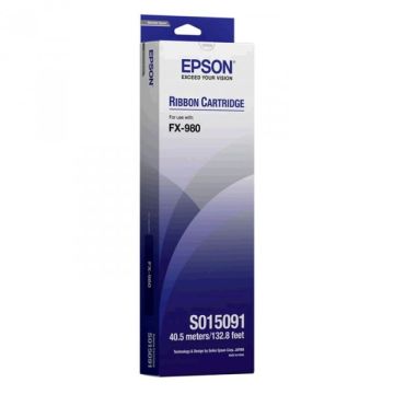 Epson S015091 inktlint zwart (origineel)