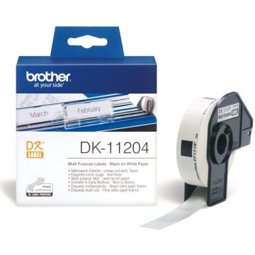 Brother DK-11204 multifunctioneel label (origineel)