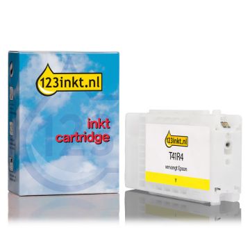 Epson T41R4 inktcartridge geel (123inkt huismerk)