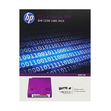 HP LTO6 (Q2013A) Ultrium Barcode label pack (100 labels)