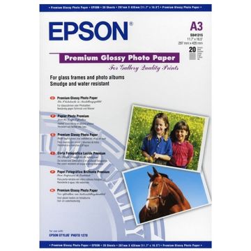 Epson S041315 premium glossy photo paper 255 grams DIN A3 (20 vel)