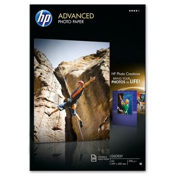 HP Q8697A advanced glossy photo paper 250 grams A3 (20 vel)