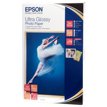 Epson S041926 ultra glossy photo paper 300 grams 10 x 15 cm (20 vel)